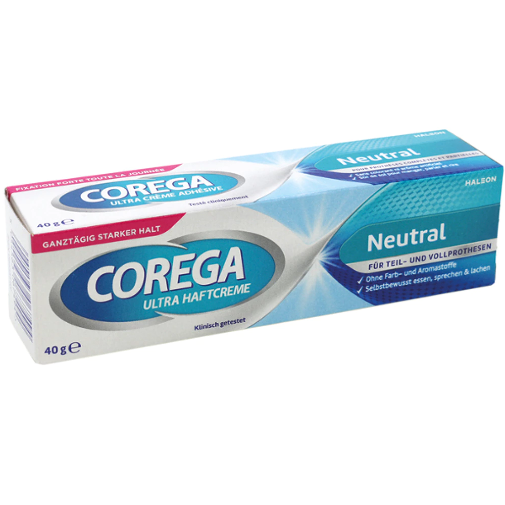 COREGA Neutral fiksuojamasis dantų protezų kremas 40 g
