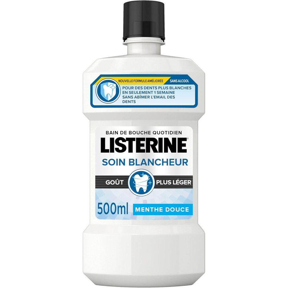 Listerine Soin Blancheur burnos skalavimo skystis, su balinimo technologija 500 ml