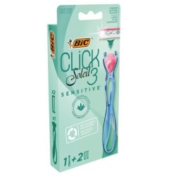 Bic Click Soleil 3 moteriškas skustuvas + 2 papildymai