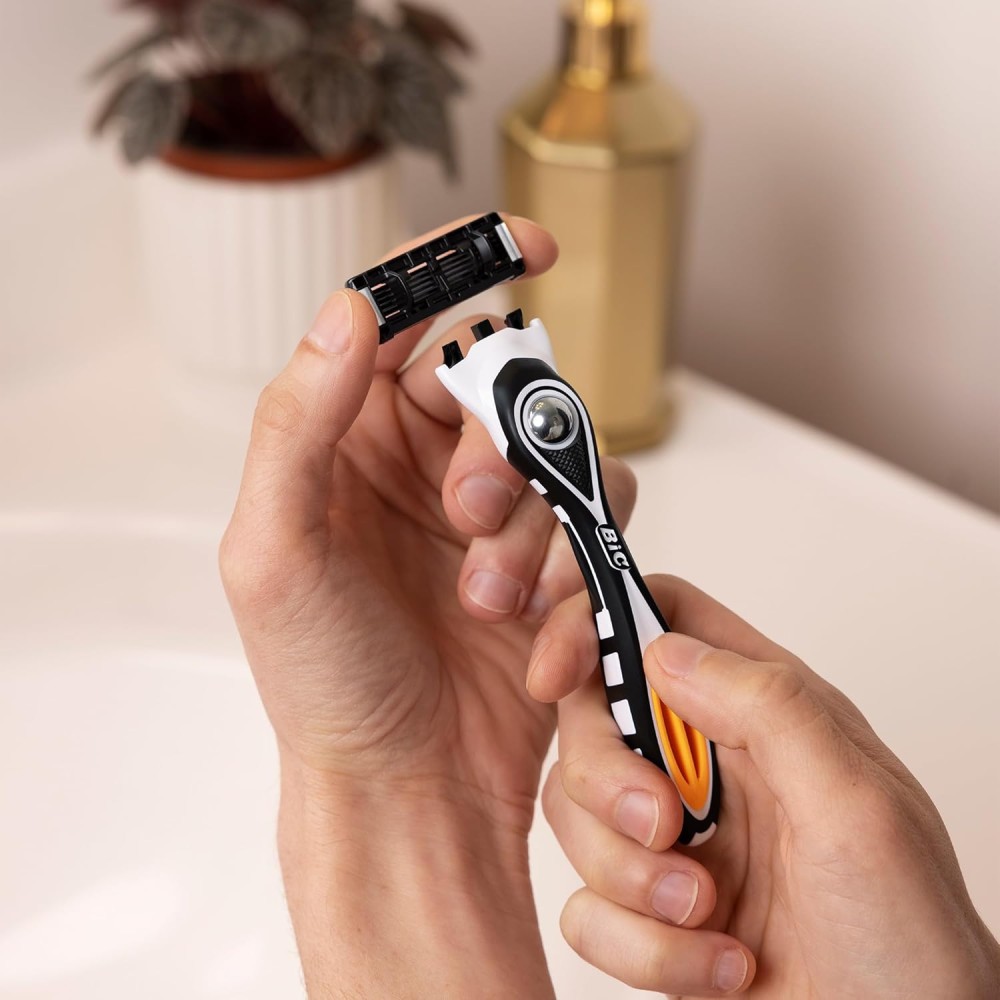 Bic Hybrid Flex 5 skustuvų galvutė, 4 vnt
