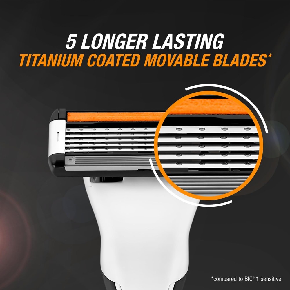 Bic Hybrid Flex 5 skustuvų galvutė, 4 vnt