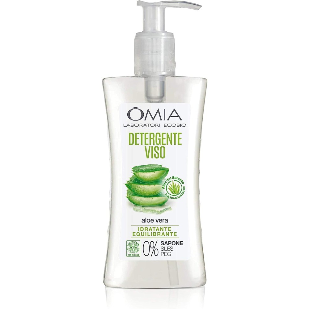 Omia - Eco Bio Aloe Vera, drėkinamasis ir balansuojantis makiažo valiklis normaliai ir mišriai odai 200 ml