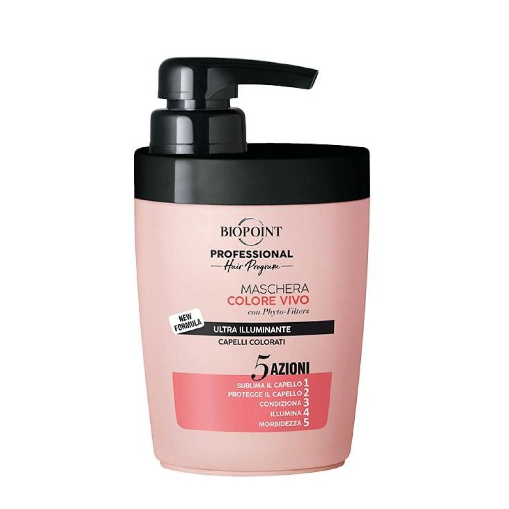 Biopoint Professional spalvą išlaikanti ir apsauganti plaukų kaukė 300 ml
