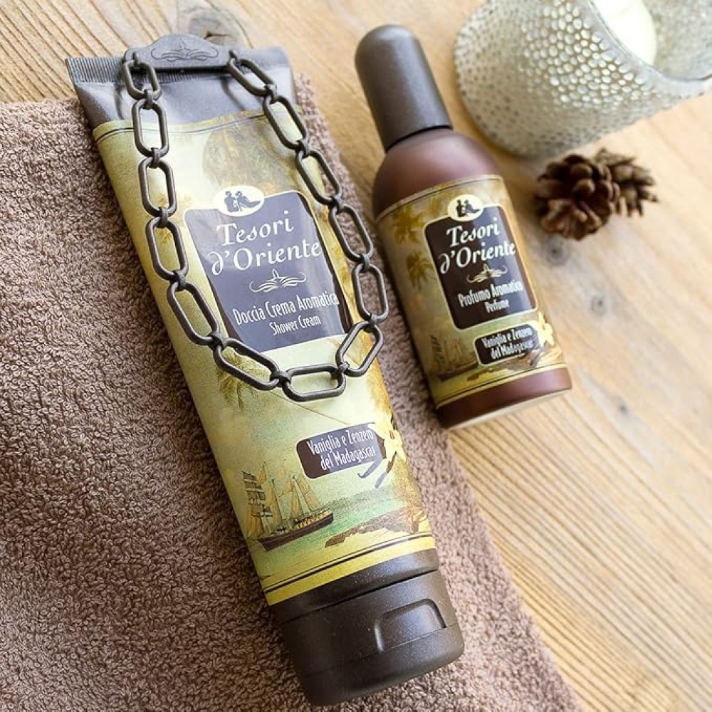 Tesori d'Oriente vanilė ir imbieras kreminė dušo želė 250ml