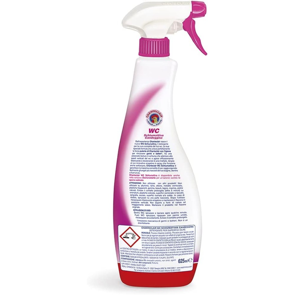 ChanteClair WC Schiumattiva Candeggina tualeto valiklis su balikliu 625 ml