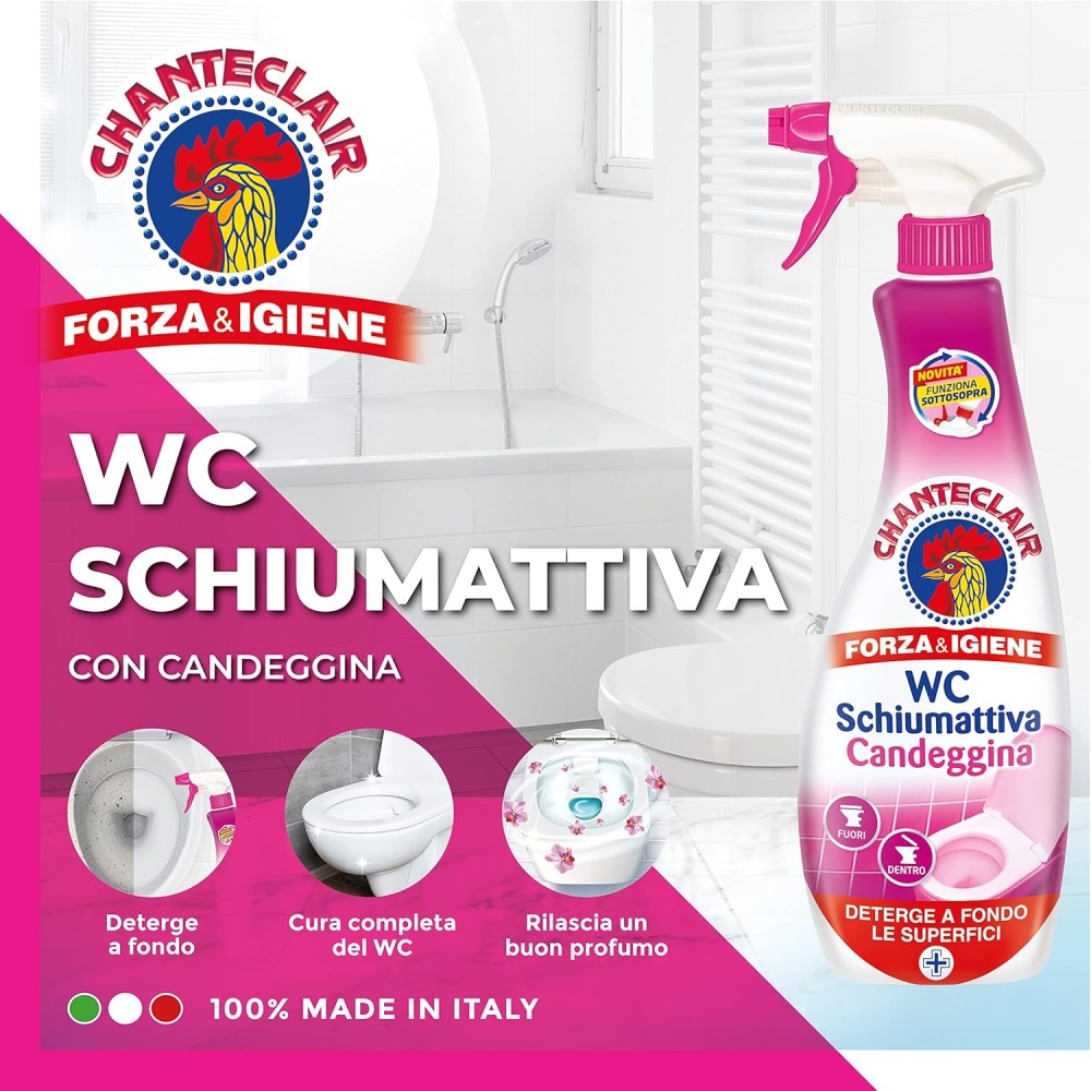 ChanteClair WC Schiumattiva Candeggina tualeto valiklis su balikliu 625 ml