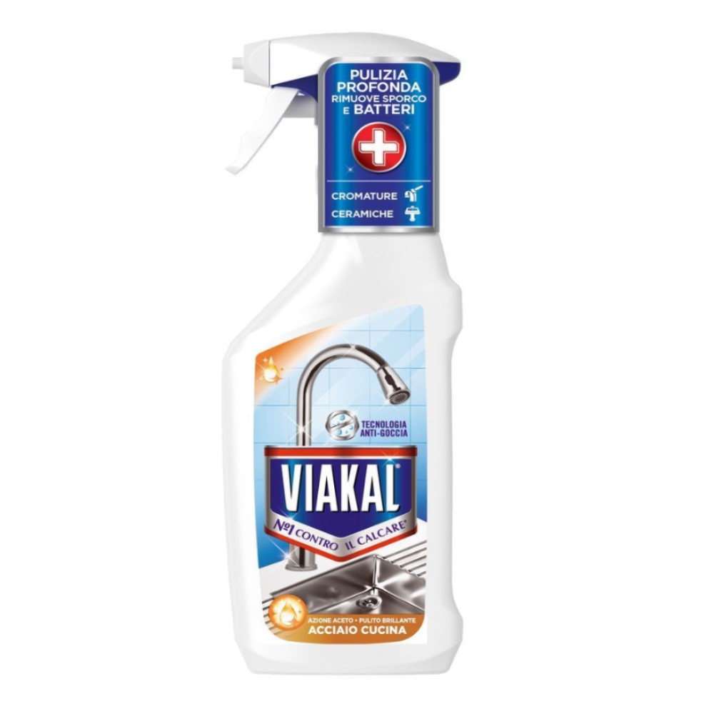 Viakal kalkių šalinimo priemonė su actu 470 ml