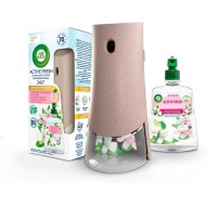 Air Wick automatinis oro gaiviklis su prietaisu ir baltų gėlių kvapo užpildu, 228 ml