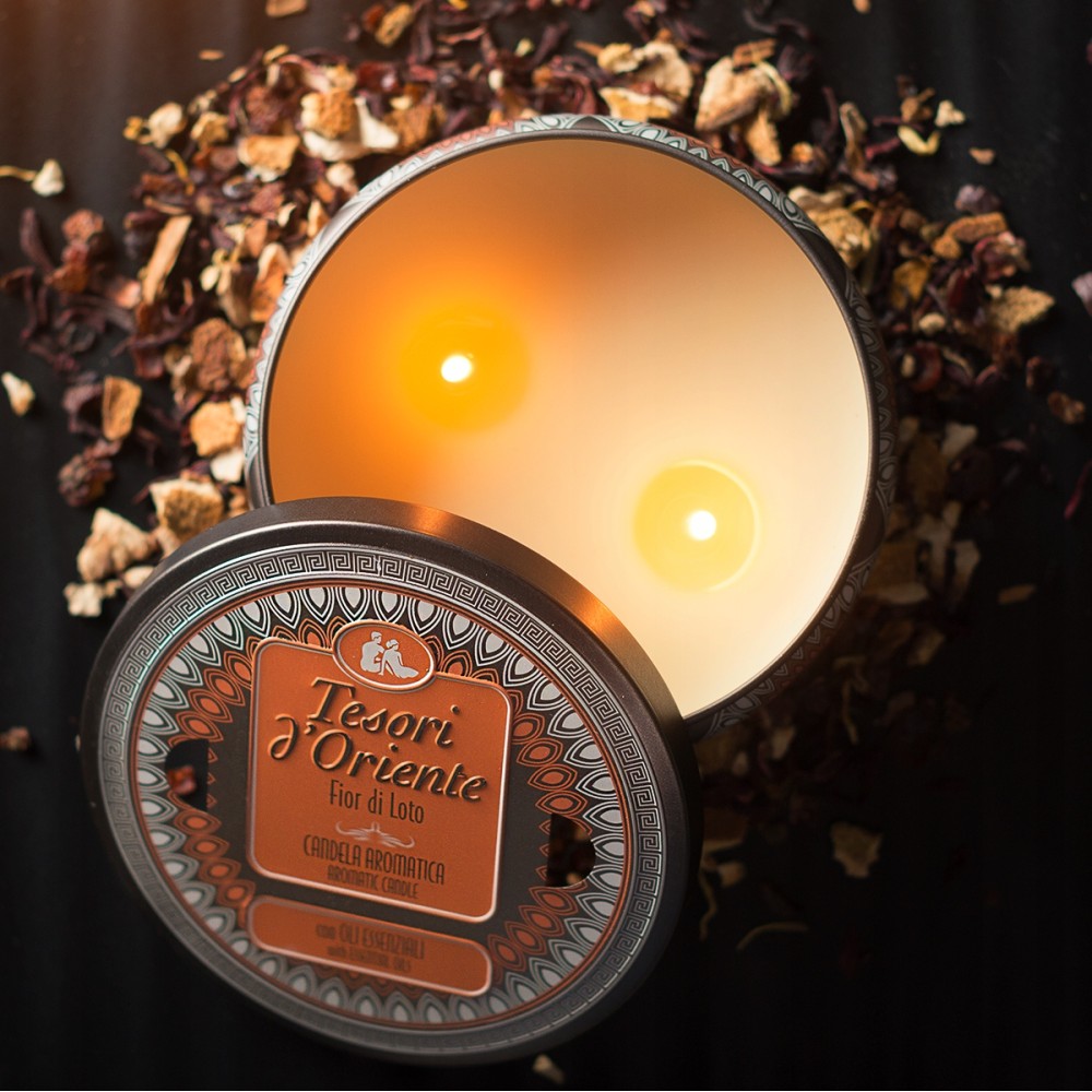 Tesori d'Oriente Fior di loto aromatinė žvakė 200g