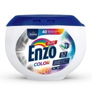 Deluxe ENZO Elite Color 3in1 skalbimo kapsulės 40 vnt