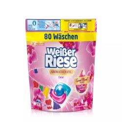 Weisser Riese Color TrioCaps Aromatherapie Orchidee skalbimo kapsulės spalvotiems 80 vnt