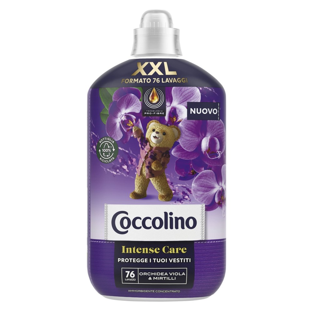Coccolino koncentruotas audinių minkštiklis violetinės orchidėjos ir mėlynių kvapo 1750 ml