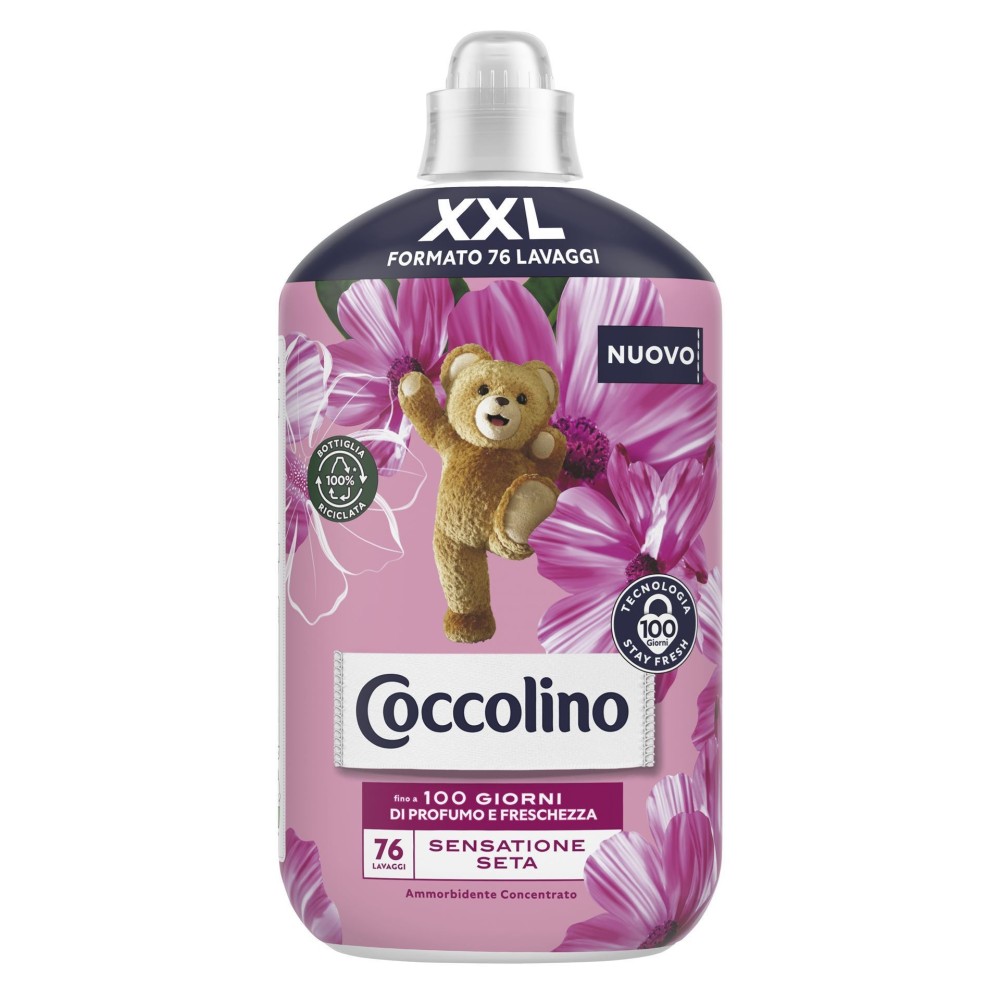 Coccolino koncentruotas audinių minkštiklis šilko tekstūros ir elegantiško kvapo 1750 ml
