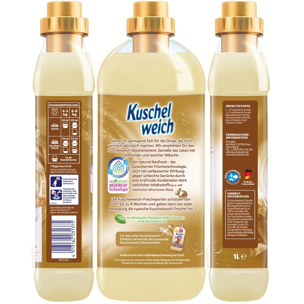 Kuschelweich Glücksmoment audinių minkštiklis 1 L