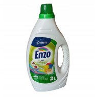 Deluxe Enzo color 2in1 skalbimo gelis spalvotiems audiniams 50 skalbimų 2L