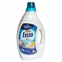 Deluxe Enzo 2 in 1 universalus skalbimo gelis, 50 skalbimų, 2l