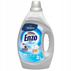Deluxe Enzo white baltų audinių skalbimo gelis, 50 skalbimų, 2 l