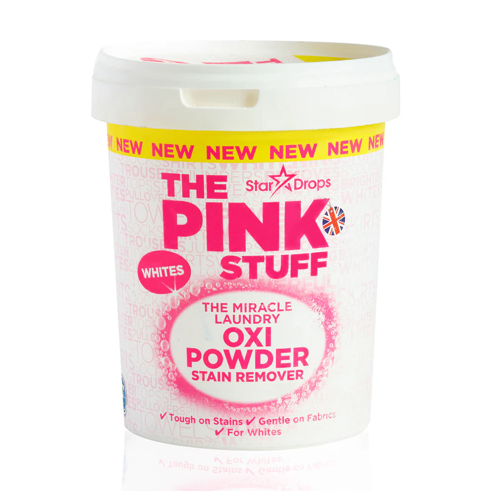 The Pink Stuff Oxi powder dėmių valymo milteliai baltiems audiniams 1 Kg